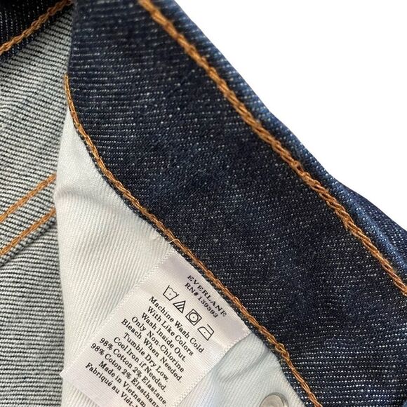 EVERLANE Dark Wash Jeans size 27 regular - Picture 4 of 6